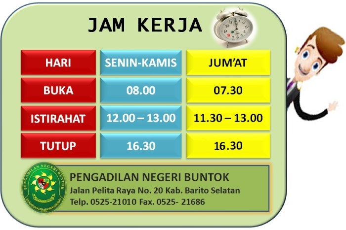 Jam Buka KP4 Buntok